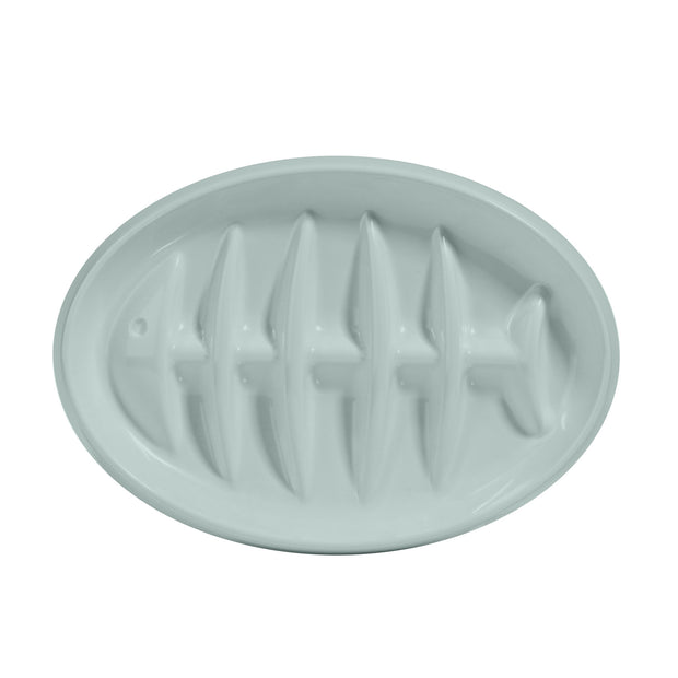 Cat Slow Feeder Bowl Slow Feed Cat Dish Fishbone Cat Slow Feeder Small Interactive Dog Feeder Dish Anti Gulping Pet Bowl For Cat And Dog Slow Eating To Against Bloat