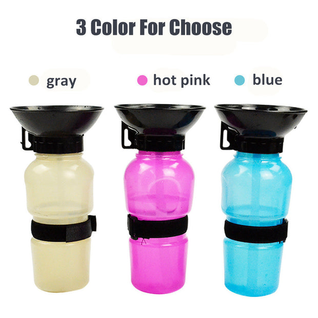 Pet Dog Drinking Water Bottle Sports Squeeze Type Puppy Cat Portable Travel Outdoor Feed Bowl Drinking Water Jug Cup Dispenser